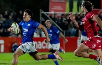 Yacaré XV y Dogos de Argentina, en el juego por la última fecha de revanchas del Super Rugby Américas, donde los punteros fueron superiores a la franquicia paraguaya.
