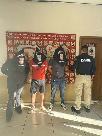 Los detenidos quedaron recluidos en la sede policial, a disposición del Ministerio Público.