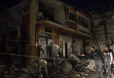 Imagen de la consecuencia de la guerra. EFE/EPA/MOHAMMED SABER