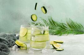 Mojito de pepino.