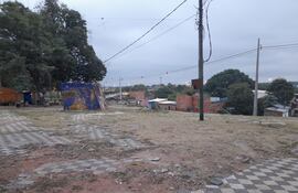 Plazas de Asunción en estado calamitoso.