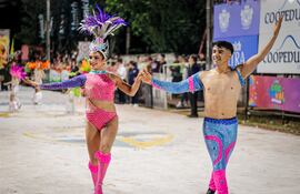 Segunda noche del carnaval guaireño.