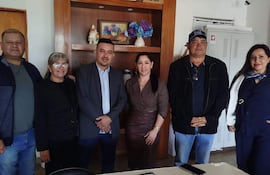 Concejales de Zanja Pytã: Arnaldo Achucarro (ANR), Mirtha Machuca (PLRA), Ariel Caballero (ANR-designado intendente-), Perla Franco (ANR), Saturnino Giménez (ANR) y Mirtha Dávalos (ANR).