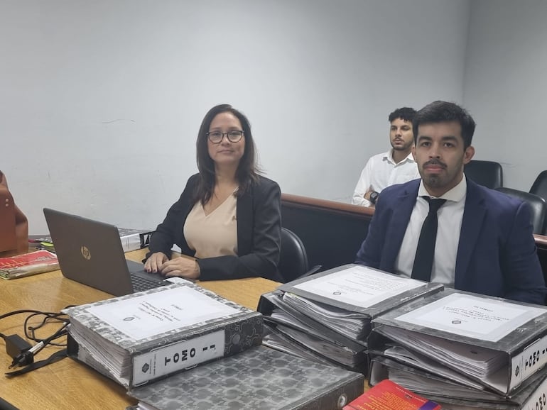 La fiscal Luz Guerrero presento la acusación ante el Tribunal.