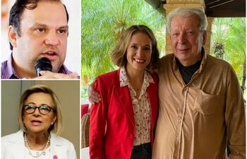 Ministros y exministros cuestionados que pugnaron por un lugar en la lista de la ANR en las pasadas internas.