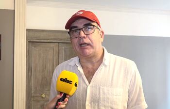 Nicolás Zárate, candidato del movimiento Héroes Republicanos.