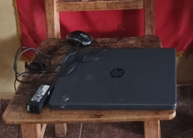 Tras la detención del sospechoso, la Policía también logró recuperar la notebook robada.
