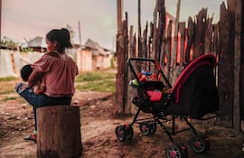 Foto ilustrativa del embarazo adolescente.