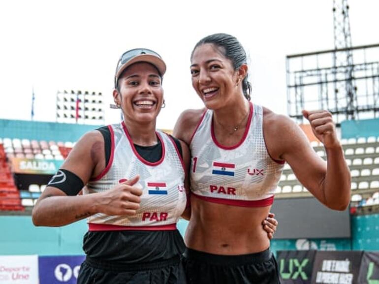 Michelle Valiente y Giuliana Poletti conquistan la medalla de oro en el Sudamericano de vóley playa Asunción 2026