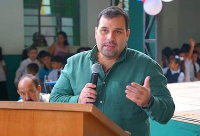 Concejal Manuel "Manono" Achucarro, candidato a intendente de Luque.