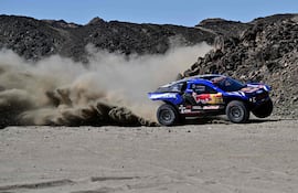 Así transitó en el prólogo la Ford Raptor T1+ de Mattias Ekström.