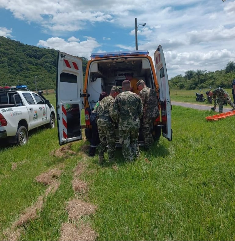 La menor lesionada fue trasladada al Hospital Regional de Paraguar&iacute;.