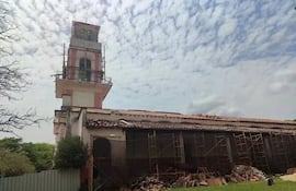 Atyrá: continúan con atraso y mala calidad de obras de restauración del templo San Francisco de Asís