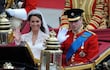 Kate Middleton y William de Inglaterra, el día de su boda, el 29 de abril de 2011.