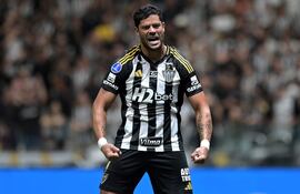 Hulk, a sus 39 años, sigue siendo goleador en Atlético Mineiro.