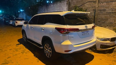 Toyota Fortuner robada en Brasil, recuperada en Paraguay anoche. Se registra un incremento de autos "cabrito" que se venden a través de las redes sociales.