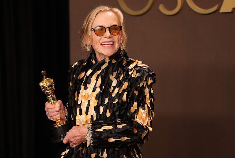 Amy Madigan se alzó con el premio a la mejor actriz secundaria por "La hora de la desaparición".