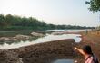 Pobladores de Iturbe culpan a las arroceras por niveles críticos del río Tebicuary.