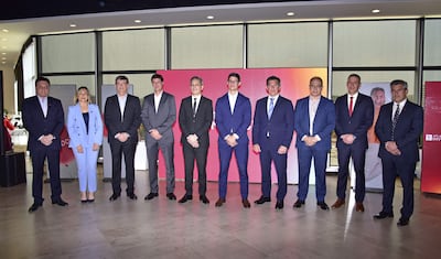Celio Tunholi, María Epifanía González, Juan Carlos Martin, Eduardo Borgognon, Humberto Colmán, Joshua Abreu, Miguel Ángel Zaldivar, Eduardo Monteiro, Gustavo Rivas y Hernando Lesme.