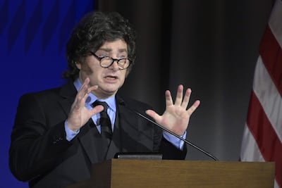 El presidente de Argentina, Javier Milei.