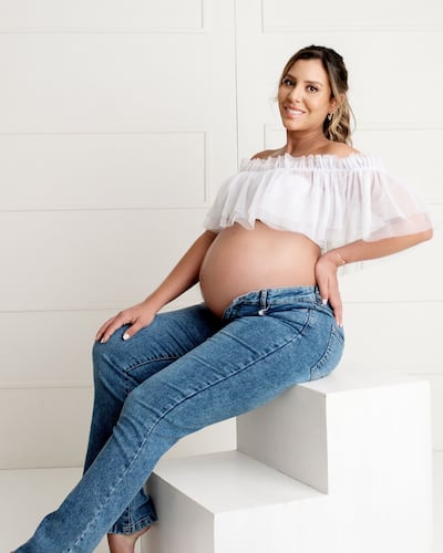 Jani González está de 37 semanas. Así que, Aitana Nicolle llegará en cualquier momento.