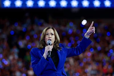 Kamala Harris, vicepresidenta de los Estados Unidos y virtual candidata a la presidencia por el Partido Demócrata.