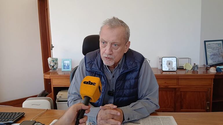 Luis María Ocampos, presidente de la COmpañía de Luz y Fuerza S.A. (Clyfsa).