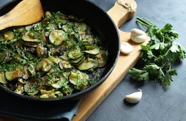 Zucchini salteado.