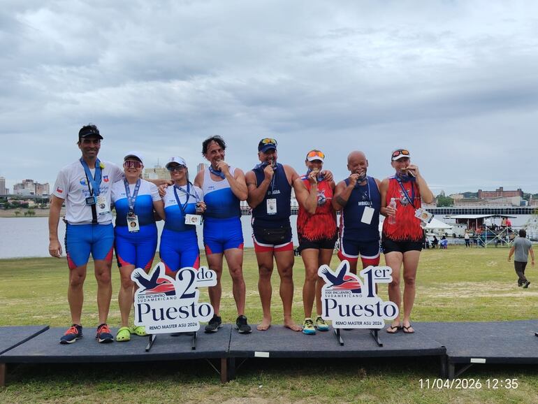 Máster de Remo: El broche a la gran cita regional en la Bahía de Asunción