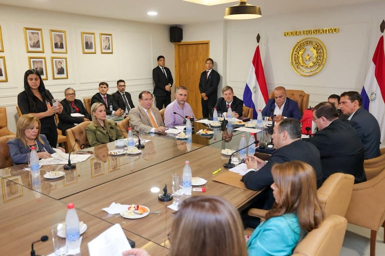 Reunión de la Mesa Directiva del Senado.