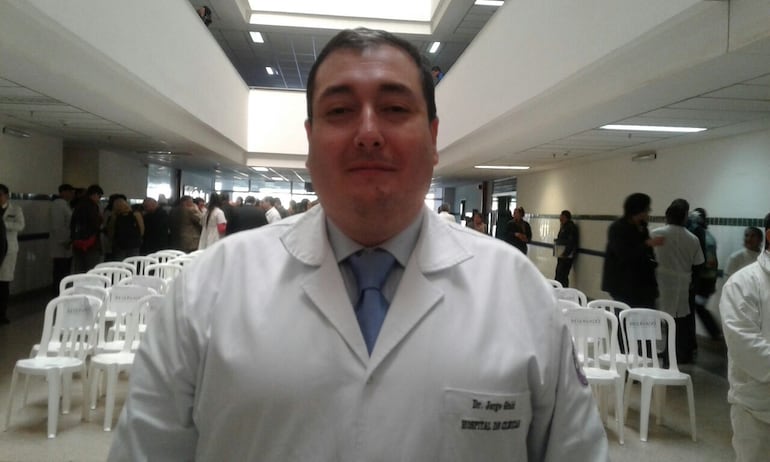 Jorge Giubi, director del Hospital de Clínicas.