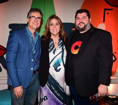 Juan Carlos Maneglia, Tana Schémbori y Sergio Colmán.