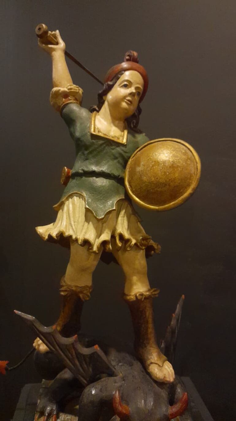 Imagen de una de las piezas que formarán parte de la exposición "La fuerza de los ángeles" en el Museo de Arte Sacro.