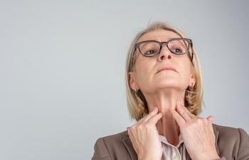 Concepto de tiroiditis de Hashimoto.