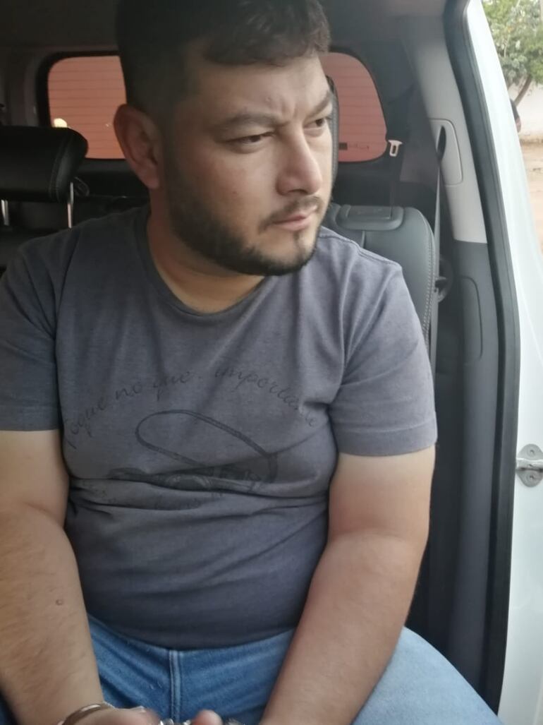 Suboficial inspector Junior Michael Peralta Díaz, presunto implicado en el sicariato.