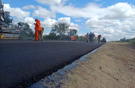 Trabajos de la ruta bioceanica en el Chaco