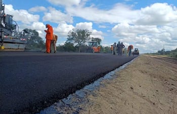 Trabajos de la ruta bioceanica en el Chaco