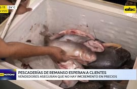 Video: Pescadería de Remanso espera clientes