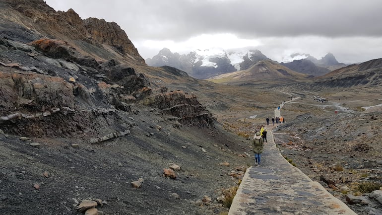 Camino al glaciar Pastoruri, Perú, Parque Nacional Huascarán.
