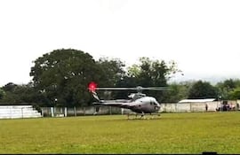 El defensor de la Albirroja y mundialista paraguayo, Omar Alderete, habría llegado en helicóptero a la cancha del Club 3 de Mayo de Quiindy.