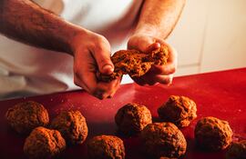 Proceso para elaborar seitán.