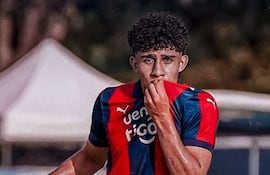 Con esta imagen, la página de formativas de Cerro Porteño despidió a Alan Zárate López, su joven promesa de la categoría Sub 17.