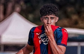 Con esta imagen, la página de formativas de Cerro Porteño despidió a Alan Zárate López, su joven promesa de la categoría Sub 17.