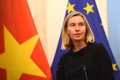 Federica Mogherini, exjefa de la diplomacia europea y directora del Colegio de Europa.