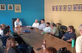 Reunión opositora en el PLRA.