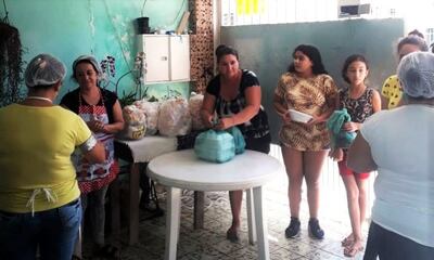 Olla popular en San Pablo, Brasil.