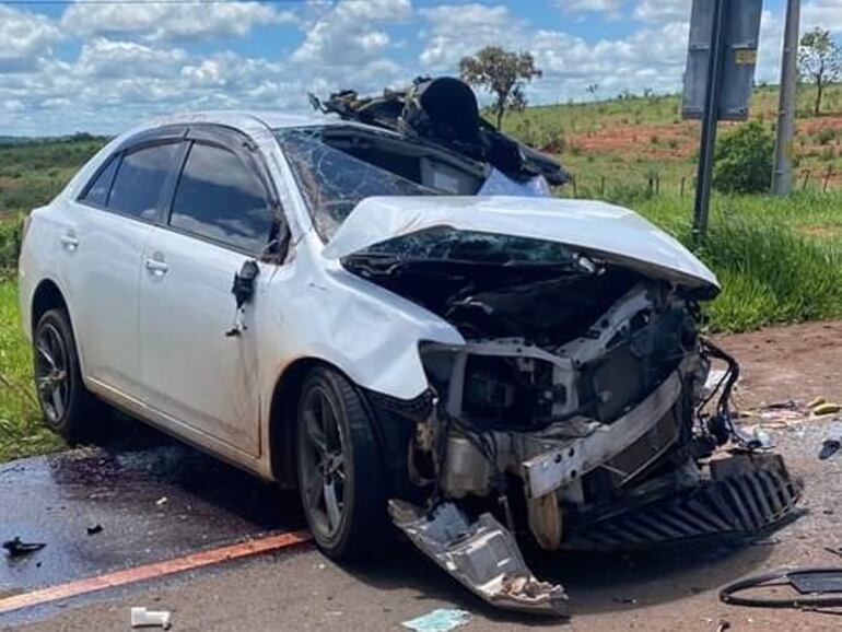Camioneta Mitsubishi contaba con cámara frontal que registró el accidente.