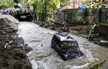 Una muerte, fuertes inundaciones y cuantiosos daños en República Dominicana por lluvias