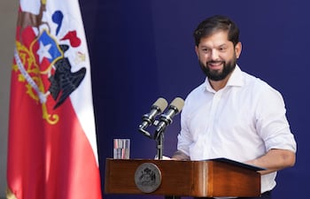 Gabriel Boric, presidente de Chile.