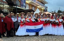 La compañía artística Desde el Alma de nuestro país realizó una extraordinaria presentación en el Festival Internacional del Folclore  en la ciudad de Passo Fundo- Brasil